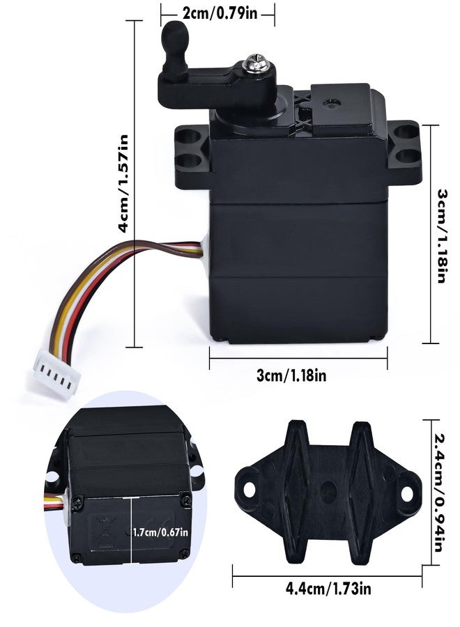 Abendor 5-Wire Steering Servo 25-ZJ04 LG-ZJ04 for 1/10 9125 S920 RC Car Spare Parts - Image 5